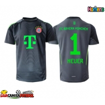 Camisa de Futebol Bayern Munich Manuel Neuer #1 Goleiro Equipamento Secundário 2025-26 Manga Curta